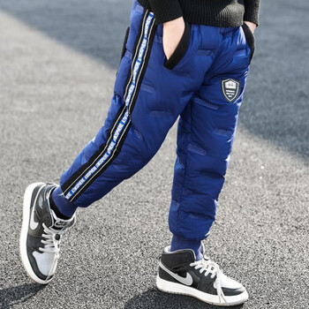 轩凡朵男童棉裤冬加绒加厚外穿2021新款中大童洋气儿童一条过冬羽绒