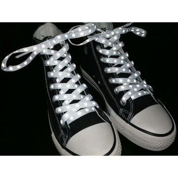 适配耐克af1鞋带1970s鞋带aj1炫彩变色龙镭射反光扁五角星反光鞋带潮