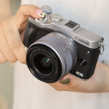 佳能(canon)佳能m100 m50 m6二代微单反相机二手入门级学生数码高清