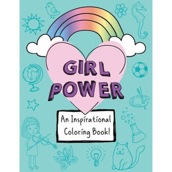 预订 girl power: an inspirational coloring book!
