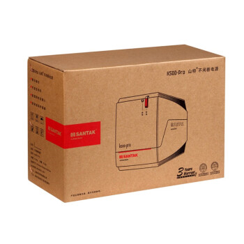 山特（SANTAK）K500-Pro 后备式ups不间断电源稳压备用电脑收银机监控 500VA/300W