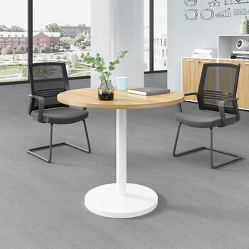 安美诚上海办公家具板式小型会议桌简约现代小圆桌方形桌洽谈桌方桌