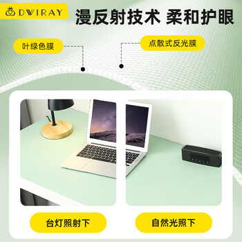 帝伊工坊超大皮革办公游戏鼠标垫课桌写字垫书桌垫餐桌垫键盘垫 小清新加厚防水防污耐磨 1200*600大号加厚