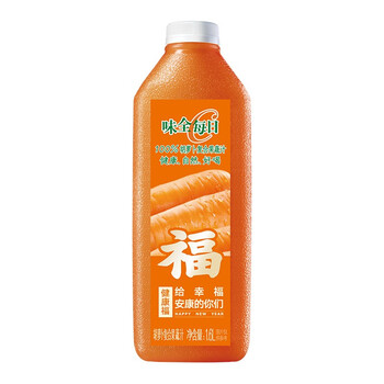 味全味全每日c果汁100自然纯胡萝卜汁