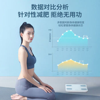 松下（Panasonic）体重秤FA27体脂秤人体电子秤家用BMI体脂测试仪减肥专用高精度称