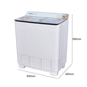 康佳(KONKA)10公斤 半自动波轮洗衣机 大容量 双桶双缸 脱水甩干 立体水流 XPB100-339S 康佳(KONKA)10公斤 半自动波轮洗衣机 大容量 双桶双缸 脱水甩干 立体水流 XPB100-339S