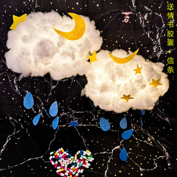 Diy手工制作星月云朵灯少女心可爱ins吊饰房间装饰品创意七夕情人节生日礼物是女友云朵灯 图片价格品牌报价 京东 Diy手工制作星月云朵灯少女心可爱ins吊饰房间装饰品创意七夕情人节生日礼物是女友云朵灯 图片价格品牌报价 京东
