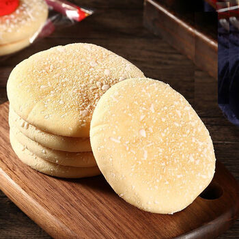 七点食分法式吐司饼软雪饼面包法饼奶香饼发饼鸡蛋营养早餐点心老人