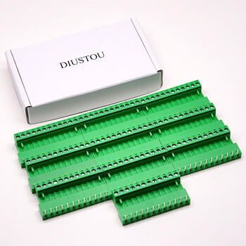 丢石头 KF2EDGK 5.08mm间距 12PIN 弯针款 插拔式接线端子 每件10套（插座+插头） 免焊接