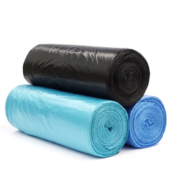 妙洁平口垃圾袋180只0.8丝粉色45*50cm点断式中号