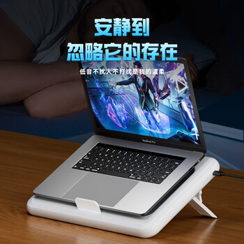 毕亚兹 笔记本散热器半导体平板电脑支架底座水冷降温拯救者游戏本风扇制冷适用联想华硕r900p惠普戴尔