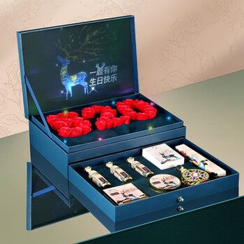 天鹅之恋投影礼盒圣诞节生日礼物女送女生女朋友老婆闺蜜实用创意小众