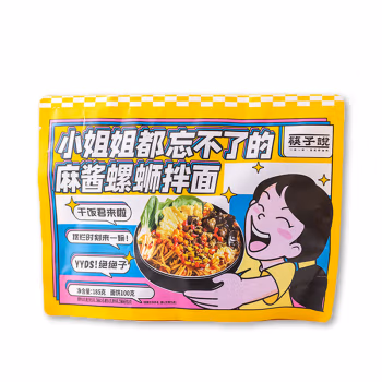 筷子说麻酱螺蛳拌面袋装料香臭芝麻酱学生速食办公室夜宵 185g*3袋