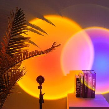科范网红ins拍照日不落落地灯夕阳落日灯客厅卧室台灯背景墙氛围灯