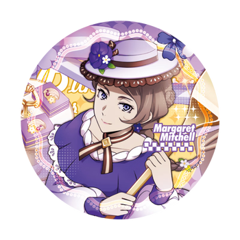 野犬中岛敦中原中也二次元周边镭射碎马口铁日谷底徽章谷子 玛格丽特