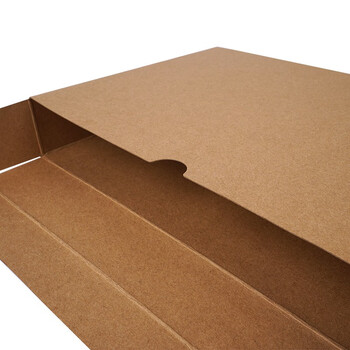 西玛(SIMAA)A4凭证盒竖版双封口600g牛卡纸220*305*50mm 5个/包 配套A4凭证纸封面报销单据HZ358S-5