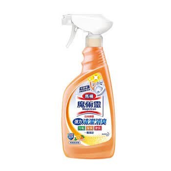 花王（KAO）马桶清洁剂 洁厕灵500ml 厕所清洁除菌除垢去味 柑橘香 原装进口