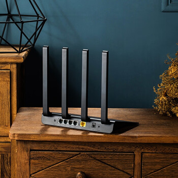 磊科（netcore）N3双千兆无线路由器 5G双频1200M 智能高速穿墙wifi 家用中小户型全屋覆盖 信号中继 儿童上网控制