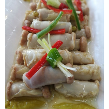 竹肠头粉肠竹肠皇新鲜冷冻商用半成品500克铁板竹肠酒楼特色食材