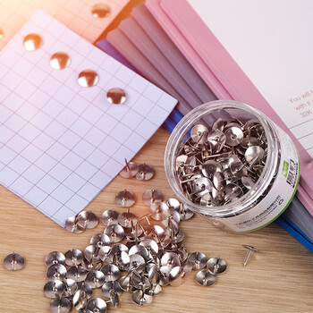 递乐 金属图钉按钉圆形绘画图钉软木画板按钉大头钉墙钉办公用品 图钉300枚装/筒2220 递乐 金属图钉按钉圆形绘画图钉软木画板按钉大头钉墙钉办公用品 图钉300枚装/筒2220