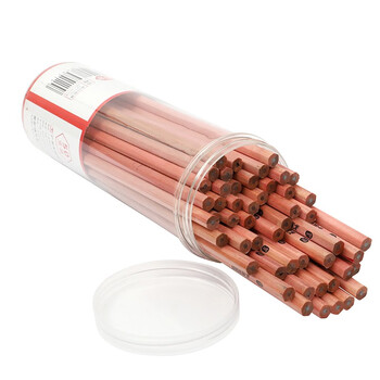 天章（TANGO）HB铅笔50支/筒学生儿童素描绘图原木色六角笔杆书写字原木笔杆绘画练字必备