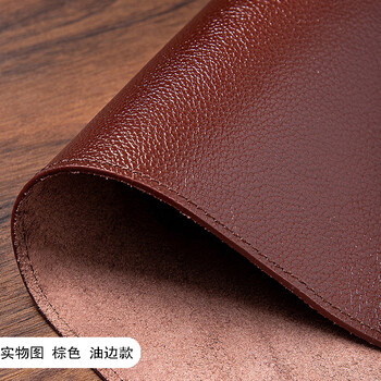 办公室牛皮桌垫头层桌垫超大办公电脑桌面垫子写字台书桌皮垫定制油蜡