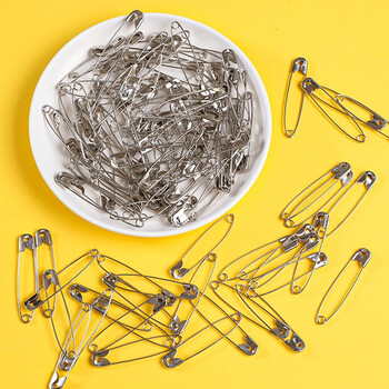 递乐 26mm银色大号别针300枚/盒儿童安全床单被套简易别针扣针固定衣服保险小曲别针回形针 2230 递乐 26mm银色大号别针300枚/盒儿童安全床单被套简易别针扣针固定衣服保险小曲别针回形针 2230