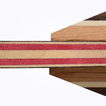 银河 乒乓球底板乒乓球拍直拍 紫龙D-607黑檀7层纯木 附拍套