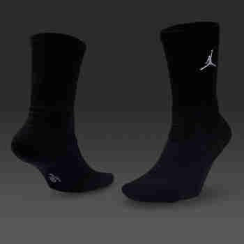 耐克（NIKE） AJ袜子男女袜2023冬季新款运动休闲袜篮球袜耐磨吸汗保暖棉袜 SX5854-010/黑色/1双装 S（34-38码）