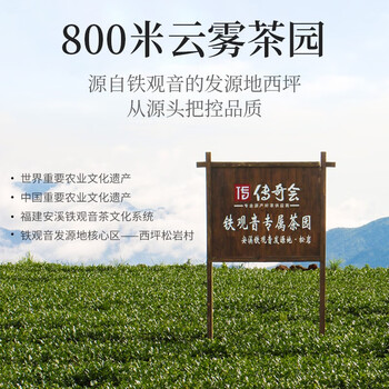 传奇会乌龙茶安溪铁观音浓香型特级500g茶叶礼盒装送礼自己喝