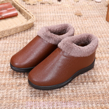 冬天穿的奶奶鞋老人鞋秋冬季老妈老太太鞋冬季老北京女士棉鞋加绒保暖
