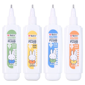 晨光(M&G)文具12ml便携修正液 学生涂改液改正液 米菲系列修正笔 单支装 MF6001 晨光(M&G)文具12ml便携修正液 学生涂改液改正液 米菲系列修正笔 单支装 MF6001