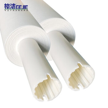 格洁Q41038012钢网擦拭纸日东GKG印刷机清洁擦布φ24*410*380mm*10m*25卷胶管一字口12内槽网纹