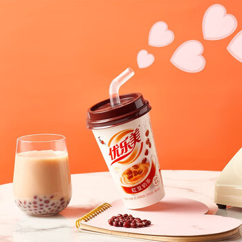 优乐美红豆奶茶65gx3杯装奶茶办公室下午茶速溶冲调饮料早餐代餐冲饮