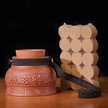 紫砂陶瓷罐艾灸罐 无极玄灸罐紫砂阴阳罐儿童肚脐灸器具成人艾灸罐