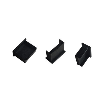 索厉 USB防尘塞/USB堵头/可用大头针取下重复使用/硬塑料材质/抽屉式设计/黑色10个装/20054