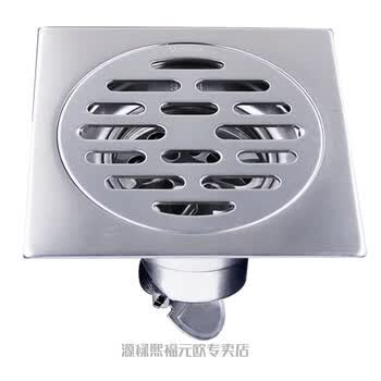 室外阳台304不锈钢小号地漏大排量8cm淋浴房9090臭堵9cm80808080mm
