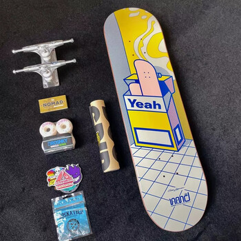 bd滑板西班牙全进口bd nomad 滑板初学者男生青少年新手双翘板 yeah