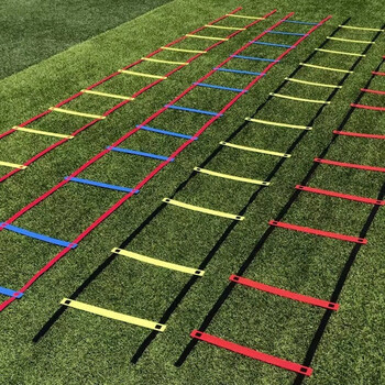 罗西威敏捷梯绳梯固定式可调节儿童跳格步伐训练速度梯足球训练器材