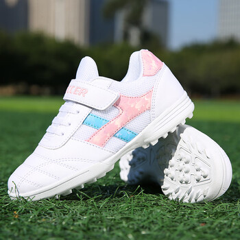 newbknxzong新款系百伦儿童足球鞋女款碎钉小学生男童女童青少年男款