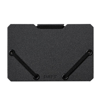 锦宫（KINGJIM）新款学院风便携大容量名片夹卡片收纳证件银行卡收纳夹卡套可收纳60张黑色 PS2512GS-W