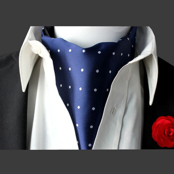 枳洁新品男士丝巾领口韩版男士领巾英伦风复古正装商务西装领口领巾长