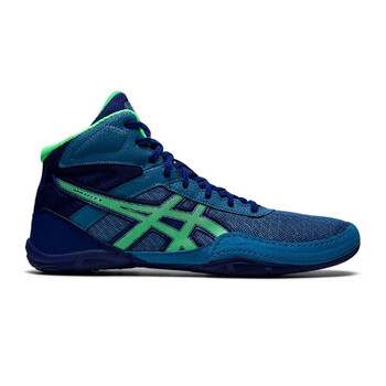 asics亚瑟士专业摔跤鞋matflex 6拳击硬拉举重综合训练鞋 深蓝色1081a