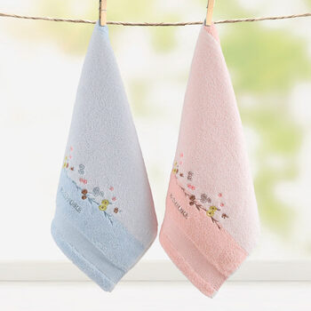 金浩毛巾金号方巾擦手巾洗脸巾成人小方巾女男家用柔软方形小毛巾sk