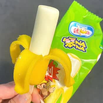 望蓝川笨nana雪糕剥皮香蕉冰淇淋苹果味冷饮笨nana冰棍 笨nana20支