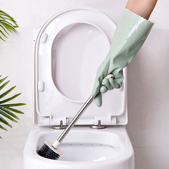 美家日记冬季长袖保暖植绒手套 PVC苹果绿均码1双装防水防污防滑耐磨手套 美家日记冬季长袖保暖植绒手套 PVC苹果绿均码1双装防水防污防滑耐磨手套