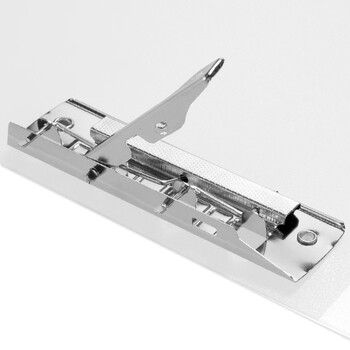 金得利A4简约文件夹单强力夹大容量资料夹资料册学生考试用试卷收纳夹磨砂加厚透明板片办公用品AF822