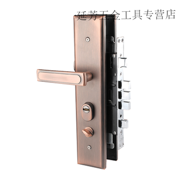 大门锁防盗门锁机械门锁老式防盗门锁防盗门锁套装加厚家用通用型大