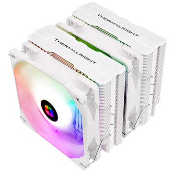 Thermalright(利民) Peerless Assassin 120 WHITE ARGB 逆重力6热管风冷散热器 双塔带顶盖 PA120 WHITE ARGB