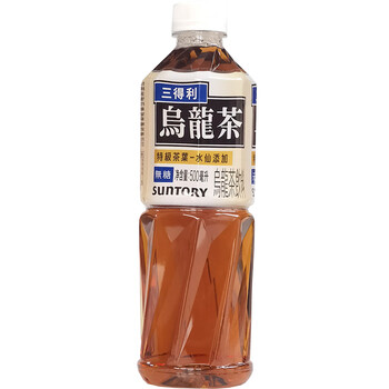 三得利 乌龙茶 茶叶添加水仙350ml/500ml瓶装日期 [5瓶装]无糖乌龙茶